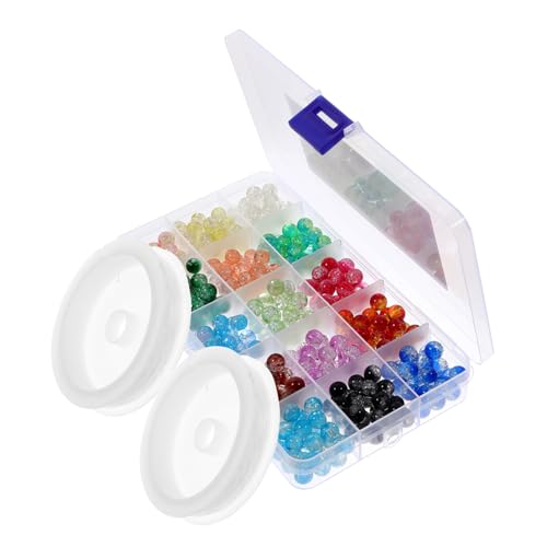 DOITOOL 1 Satz Diy Spacer Perlen für Schmuckherstellung ca Glasperlen Schnur Bastelperlen für Armbänder und Materialien für Handarbeiten DOITOOL 1 Satz Diy Spacer Perlen für Schmuckherstellung ca Glasperlen Schnur Bastelperlen für Armbänder und Materialien für Handarbeiten von DOITOOL