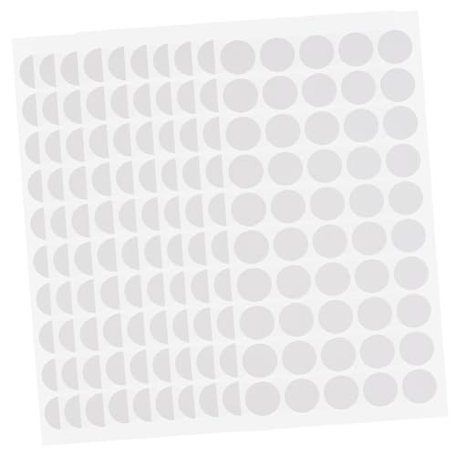 DOITOOL 1 Satz Edelstahlkleberkleider wasserfester Aufkleber klebriger Kitt für Wände kein Schaden punkt klebeband aufkleber Die Unterseite besteht aus einer PET-Trennfolie Transparent von DOITOOL