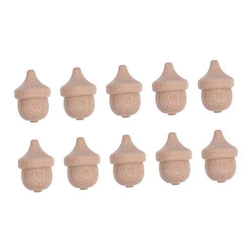 DOITOOL 1 Satz Eicheldekoration Ornamente Eichel Handwerk Eicheln Zum Verzieren Herbstdekoration Leerzeichen Basteln Für Mini Eicheln Formen Kinderspielzeug Khaki Holz 10 Stück DOITOOL 1 Satz Eicheldekoration Ornamente Eichel Handwerk Eicheln Zum Verzieren Herbstdekoration Leerzeichen Basteln Für Mini Eicheln Formen Kinderspielzeug Khaki Holz 10 Stück von DOITOOL
