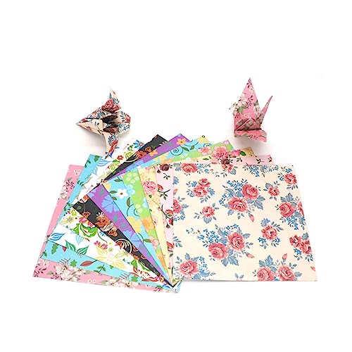 DOITOOL 1 Satz Einseitige Origami Papier Mit Blumenmustern Diy Bastelpapier Für Erwachsene Falten Für Kunstprojekte Und Partys 120 Stück von DOITOOL