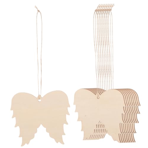 DOITOOL 1 Satz Engelsflügel Anhänger Materialien Party hängend Form schmucklos Rohlinge basteln Holzausschnitte unvollendet unfertige Holzscheiben Holzhandwerk Holzschild hölzern DOITOOL 1 Satz Engelsflügel Anhänger Materialien Party hängend Form schmucklos Rohlinge basteln Holzausschnitte unvollendet unfertige Holzscheiben Holzhandwerk Holzschild hölzern von DOITOOL