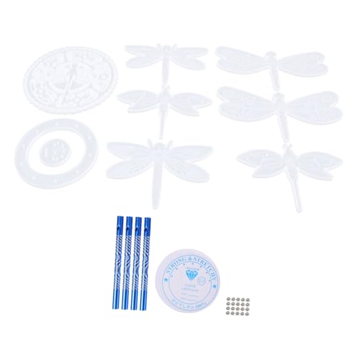 DOITOOL 1 Satz Epoxidharz Windspiel Silikonform mit Libellen Design Diy Gießform für Bastelprojekte für Wohnkultur und Persönliche Zufällige Farbe von DOITOOL