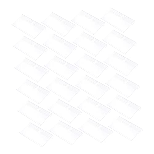 DOITOOL 1 Satz Etikettenhalter Für Regale Transparente Preisschilder Für Supermärkte Und Geschäfte Für Präsentation Von Preisen Und Produktinformationen 100 Stück von DOITOOL
