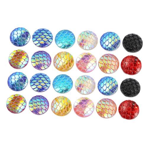 DOITOOL 1 Satz Flache Rückseite Mermaid Scale Harz Cabochons Kuppel Edelsteine Für Diy Schmuck Ohrringe Armbänder Und Bastelprojekte 200 Stück DOITOOL 1 Satz Flache Rückseite Mermaid Scale Harz Cabochons Kuppel Edelsteine Für Diy Schmuck Ohrringe Armbänder Und Bastelprojekte 200 Stück von DOITOOL