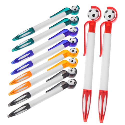 DOITOOL 1 Satz Fußball Kugelschreiber Dekorative Schreibgeräte Für Schule Büro Und Kreative Stift Stationery Für Notizen Journals Und Bastelprojekte 10 Stück von DOITOOL