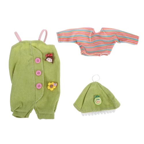 DOITOOL 1 Satz Gemeinsame Puppenkleidung Boy Puppenzubehör Puppenoverall Rollenspielpuppen Puppen-Outfit Babypuppenkleidung Puppen-Sommerkleidung Bjd-Kleidung Stoff von DOITOOL