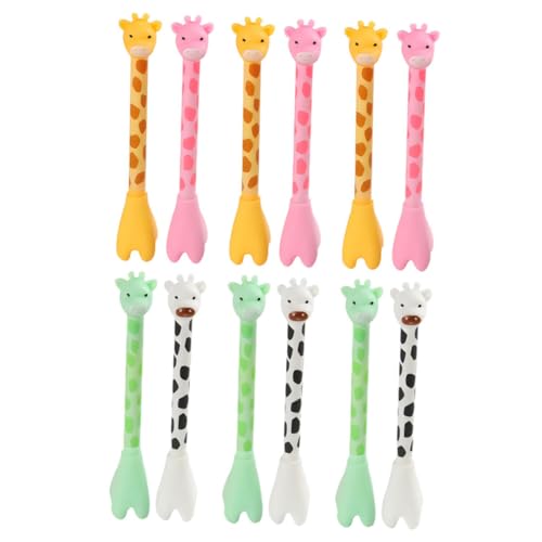DOITOOL 1 Satz Giraffen-kugelschreiber Giraffen- Figur Karikatur Giraffe Stift Form Stifte Für Tierzeichen Süße Kugelschreiber Neuheit Schreibwaren Kreative Schreibstifte Pp 12 Stück von DOITOOL