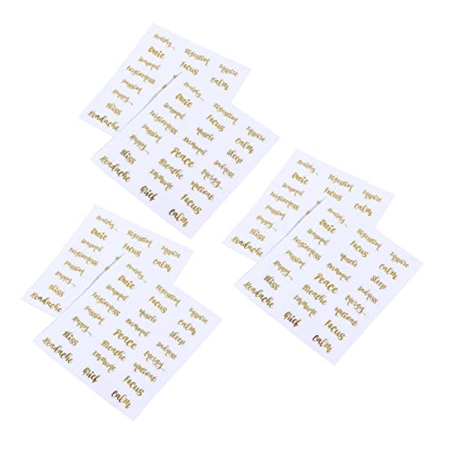 DOITOOL 1 Satz Goldener Buchstabenaufkleber Buchstabendekor Goldene Buchstabenaufkleber Etiketten Für Ätherische Öle Flaschenetiketten Für Ätherische Öle Goldbuchstabenaufkleber 6 Blätter DOITOOL 1 Satz Goldener Buchstabenaufkleber Buchstabendekor Goldene Buchstabenaufkleber Etiketten Für Ätherische Öle Flaschenetiketten Für Ätherische Öle Goldbuchstabenaufkleber 6 Blätter von DOITOOL