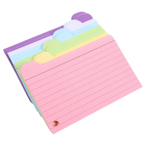 DOITOOL 1 Satz Haftnotizen Für Karteikarten Karteikartenteiler Schulmaterial Für Das College Karteikarten Mit Ring Lernkarten-pads Produkte Zur Karteikartenablage Papier DOITOOL 1 Satz Haftnotizen Für Karteikarten Karteikartenteiler Schulmaterial Für Das College Karteikarten Mit Ring Lernkarten-pads Produkte Zur Karteikartenablage Papier von DOITOOL