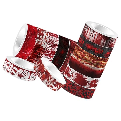 DOITOOL 1 Satz Halloween Blutige Hand Washi Tape Dekorationsband Für Diy Bastelprojekte Scrapbooking Und Party Dekorationen Set Für Unvergessliche Halloween 12rollen DOITOOL 1 Satz Halloween Blutige Hand Washi Tape Dekorationsband Für Diy Bastelprojekte Scrapbooking Und Party Dekorationen Set Für Unvergessliche Halloween 12rollen von DOITOOL