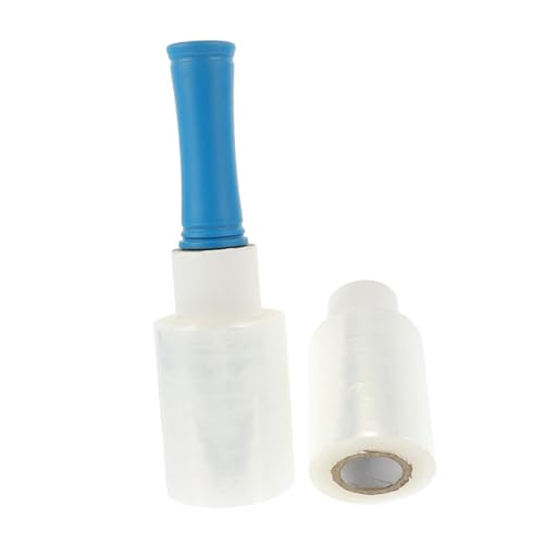DOITOOL 1 Satz Hand Stretch Film mit Kunststoffgriff Klare Verpackungsfolie für Umzug Starke Dehnbarkeit für Möbel Kisten und Empfindliche Gegenstände von DOITOOL
