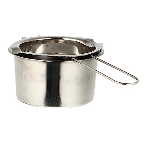 DOITOOL 1 Satz Handgefertigter Seifenschmelzentopf Seifentopf für Seifenherstellung Kochen Seifenschmelztiegel Topf zum Schmelzen von Wachs Rostfreier Stahl Silver DOITOOL 1 Satz Handgefertigter Seifenschmelzentopf Seifentopf für Seifenherstellung Kochen Seifenschmelztiegel Topf zum Schmelzen von Wachs Rostfreier Stahl Silver von DOITOOL