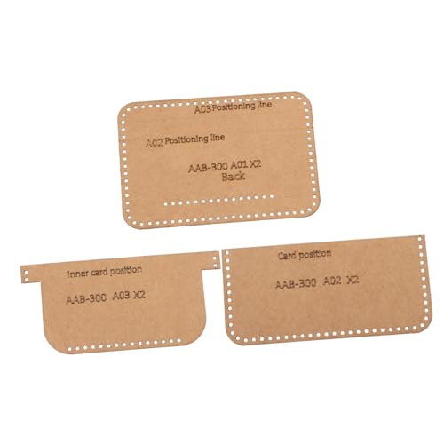 DOITOOL 1 Satz Handgefertigtes Leder Vorlage Für Brieftaschenmuster Vorlagen Für Geldbörsenmuster Nummer Schablone Geldbeutel Bastelschablonen Kraftpapier Orange DOITOOL 1 Satz Handgefertigtes Leder Vorlage Für Brieftaschenmuster Vorlagen Für Geldbörsenmuster Nummer Schablone Geldbeutel Bastelschablonen Kraftpapier Orange von DOITOOL