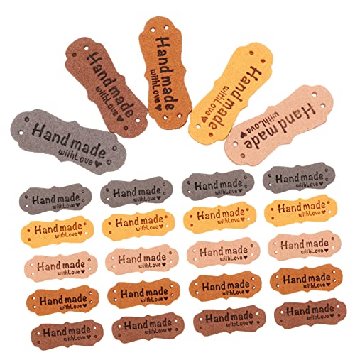 DOITOOL 1 Satz Handgemachte Lederetiketten Farben Für Diy Kleidung Langlebige Etiketten Zum Annähen Designs Für Kleidung Accessoires Für Bastelenthusiasten 100 Stück DOITOOL 1 Satz Handgemachte Lederetiketten Farben Für Diy Kleidung Langlebige Etiketten Zum Annähen Designs Für Kleidung Accessoires Für Bastelenthusiasten 100 Stück von DOITOOL