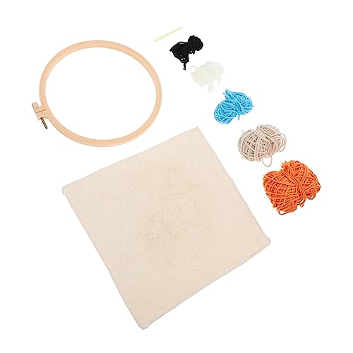 DOITOOL 1 Satz Handmade Diy Stickerei mit Einzigartigen Materialien Bastelzubehör für Kunsthandwerk ohne Stanznadel und Stativ Fuchs Muster von DOITOOL