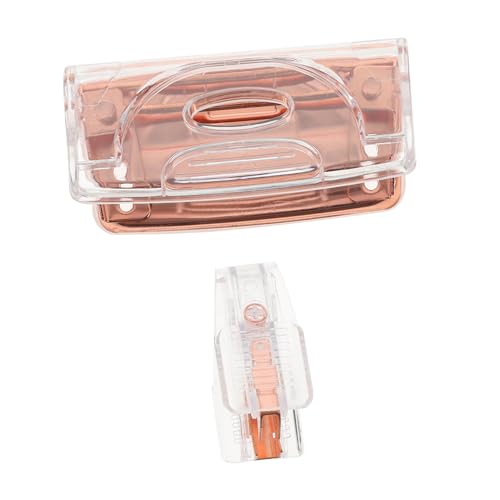 DOITOOL 1 Satz Hole Punch Nail Picker Entferner schwer Hefter Loch Schreibwaren Desktop-Punch Klammerabzieher Craft Hole Punch Papier stanzt Heftklammernabzieher für das Büro Plastik von DOITOOL