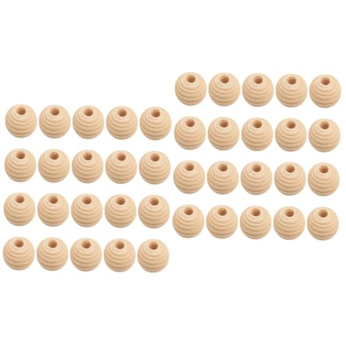 DOITOOL 1 Satz Holzperlen Für Diy Schmuckherstellung Runde Bastelperlen Mit Schraubgewinde Armbänder Und Bastelprojekte 50 Stück DOITOOL 1 Satz Holzperlen Für Diy Schmuckherstellung Runde Bastelperlen Mit Schraubgewinde Armbänder Und Bastelprojekte 50 Stück von DOITOOL