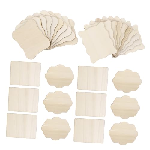 DOITOOL 1 Satz Holzschip -diy -untersetzer Handwerk Hartholz Malen Material Rustikal Für Leere Holzuntersetzer Holzrohlinge Zum Basteln Unvollendete Holzverzierungen Beige 40 Stück DOITOOL 1 Satz Holzschip -diy -untersetzer Handwerk Hartholz Malen Material Rustikal Für Leere Holzuntersetzer Holzrohlinge Zum Basteln Unvollendete Holzverzierungen Beige 40 Stück von DOITOOL