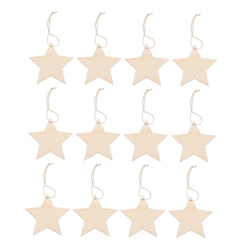 DOITOOL 1 Satz Holzsterne Unvollendeten Holzformen Diy Bastelmaterial für Projekte Valentinstag Hochzeiten und Weihnachtsdekoration mit Jutekordel zum Aufhängen DOITOOL 1 Satz Holzsterne Unvollendeten Holzformen Diy Bastelmaterial für Projekte Valentinstag Hochzeiten und Weihnachtsdekoration mit Jutekordel zum Aufhängen von DOITOOL
