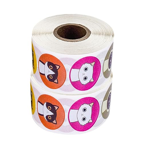 DOITOOL 1 Satz Kätzchen Aufkleber Schild Katzenetikett Aufkleber Mit Katzenmuster Katze Aufkleber Etiketten Hallo Katzenaufkleber Katzenmarken-aufkleber Kupferplattenaufkleber 2rollen DOITOOL 1 Satz Kätzchen Aufkleber Schild Katzenetikett Aufkleber Mit Katzenmuster Katze Aufkleber Etiketten Hallo Katzenaufkleber Katzenmarken-aufkleber Kupferplattenaufkleber 2rollen von DOITOOL