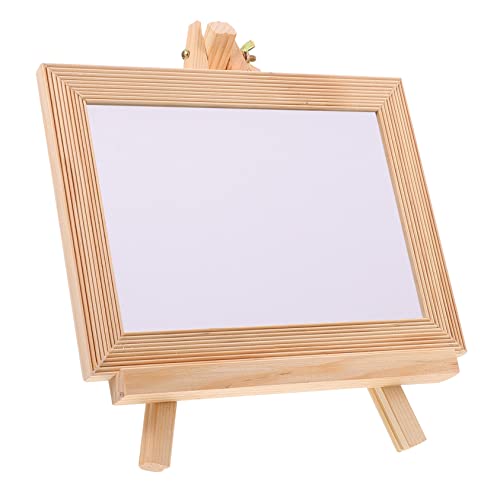 DOITOOL 1 Satz Kalligraphie -Zeichnungsbrett für Schwarz Tafel Reißbrett Staffelei erste Zeichenbrett Kinderkreide Mini -Kreidebretter hölzern Weiß von DOITOOL