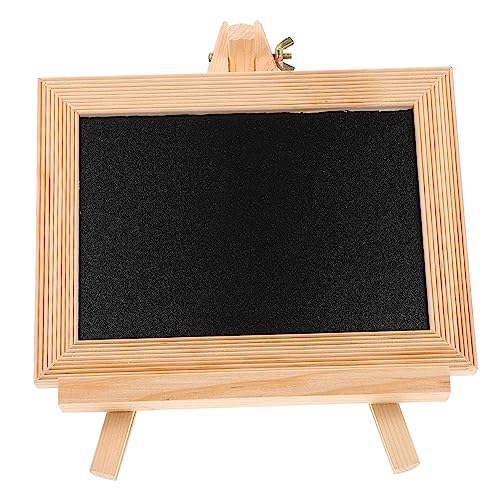 DOITOOL 1 Satz Kalligraphie -zeichnungsbrett Für Kleine Staffelei Tafel Schulbedarf Oh Planke Tafel Für Die Wand Mini Wandtafel Für Kinderspielzimmer Dekorativ Hölzern Schwarz von DOITOOL