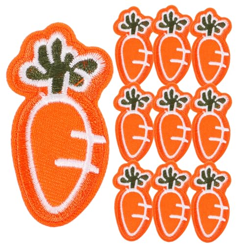 DOITOOL 1 Satz Karottenförmige Bügelflicken Diy Patches Für Kleidung Taschen Und Accessoires Dekorative Applikationen Für Handwerksprojekte 10 Stück DOITOOL 1 Satz Karottenförmige Bügelflicken Diy Patches Für Kleidung Taschen Und Accessoires Dekorative Applikationen Für Handwerksprojekte 10 Stück von DOITOOL