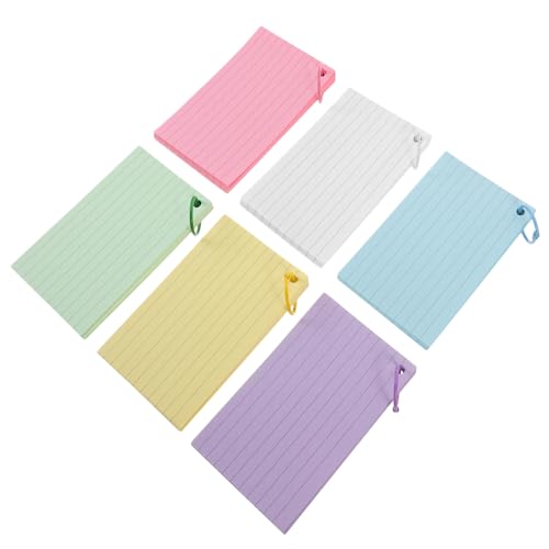 DOITOOL 1 Satz Karteikarten mit Ringen und Liniertem Design für Notizen Lernen und Organisation im Büro und Zuhause von DOITOOL