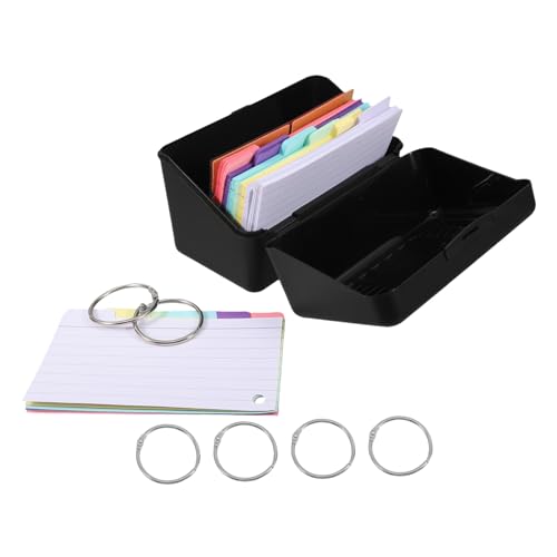DOITOOL 1 Satz Karteikartenhalter-set Notizkartenetui Kartenteiler Karteikarten-organizer Karteikartenspeicher Karteikartenhalter Aus Kunststoff Anzeige Von Karteikarten Plastikpapier DOITOOL 1 Satz Karteikartenhalter-set Notizkartenetui Kartenteiler Karteikarten-organizer Karteikartenspeicher Karteikartenhalter Aus Kunststoff Anzeige Von Karteikarten Plastikpapier von DOITOOL