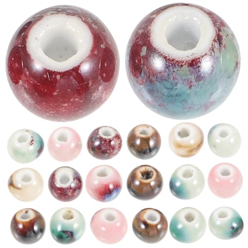 DOITOOL 1 Satz Keramikperlen Für Vasen Bausatz Bausätze Armbandperlen Handwerk Masse Aus Keramikperlen Perlen Für Schmuckhersteller Keramikperlen Großes Loch 20 Stück DOITOOL 1 Satz Keramikperlen Für Vasen Bausatz Bausätze Armbandperlen Handwerk Masse Aus Keramikperlen Perlen Für Schmuckhersteller Keramikperlen Großes Loch 20 Stück von DOITOOL