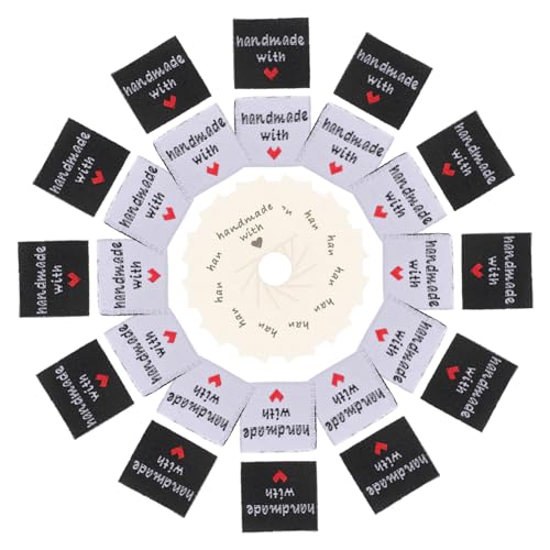 DOITOOL 1 Satz Kleidung Kragen Etiketten Diy Nählabels Für Kleidung Faltbare Stoffetiketten Hellgelb Für Handarbeiten Und Kreative Projekte 150 Stück von DOITOOL