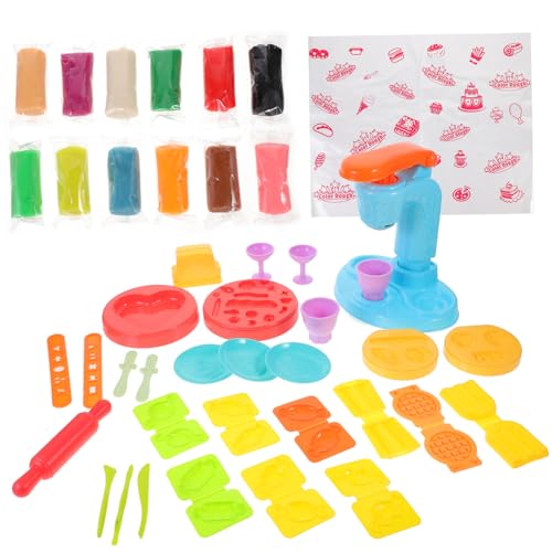 DOITOOL 1 Satz Knetwerkzeug Set für Teiliges DIY Knete Eiscreme Maschine Handgefertigte Modellierwerkzeuge Fördert Kreativität Geschicklichkeit für Vorschule Spielgruppen von DOITOOL