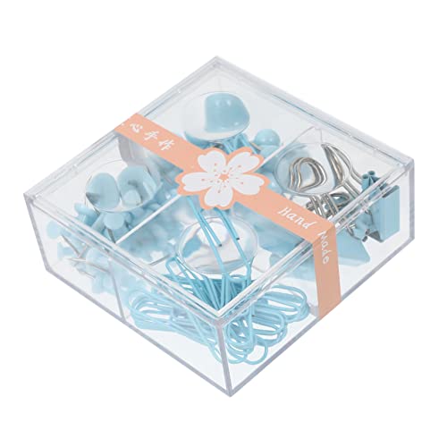 DOITOOL 1 Satz Kreativen Büroklammern Binder Clips und Zeichenpins Praktische Clips für Notizen Dokumente und Lesezeichen für Zuhause von DOITOOL