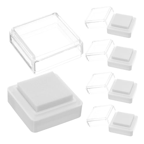 DOITOOL 1 Satz Leeres Stempelkissen Nachfülltinte Für Stempel Stempelkissen Basteln Stempeltinte Prägung Leere Stempelkissen Zum Selbermachen Stempelkissen Zum Basteln Plastik Weiß 5 Stück DOITOOL 1 Satz Leeres Stempelkissen Nachfülltinte Für Stempel Stempelkissen Basteln Stempeltinte Prägung Leere Stempelkissen Zum Selbermachen Stempelkissen Zum Basteln Plastik Weiß 5 Stück von DOITOOL