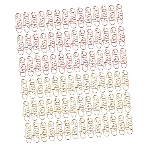 DOITOOL 1 Satz Love Form Büroklammern Roségold Lustige Dekorative Klammern Für Notizen Planer Und Lesezeichen Praktische Und Stilvolle Clips Für Organisation Und Bürobedarf 100 Stück DOITOOL 1 Satz Love Form Büroklammern Roségold Lustige Dekorative Klammern Für Notizen Planer Und Lesezeichen Praktische Und Stilvolle Clips Für Organisation Und Bürobedarf 100 Stück von DOITOOL