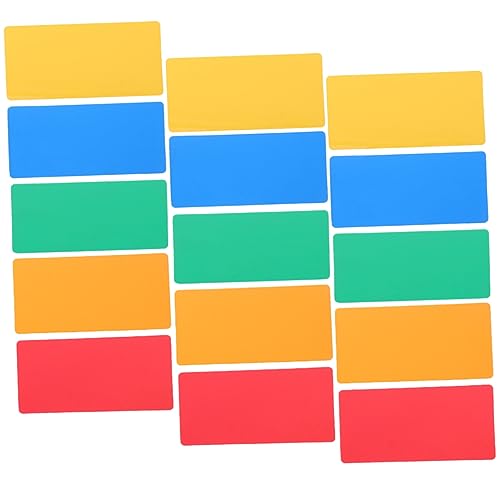 DOITOOL 1 Satz Magnetische Beschriftungsaufkleber Mit Abwischbarer Oberfläche Memo Tags Für Klassenzimmer Büro Und Lager Wiederverwendbare Magnetische 15 Stück von DOITOOL