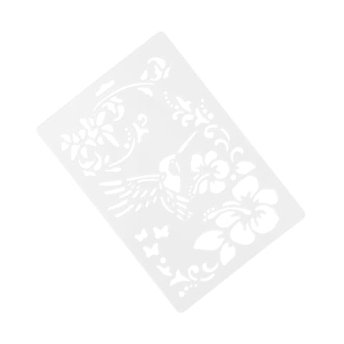 DOITOOL 1 Satz Malerei Masking Mold Zeichnung Handwerk Floral Hohl Malerei Schablonen DIY Schablonen Weiß 3 Stück von DOITOOL