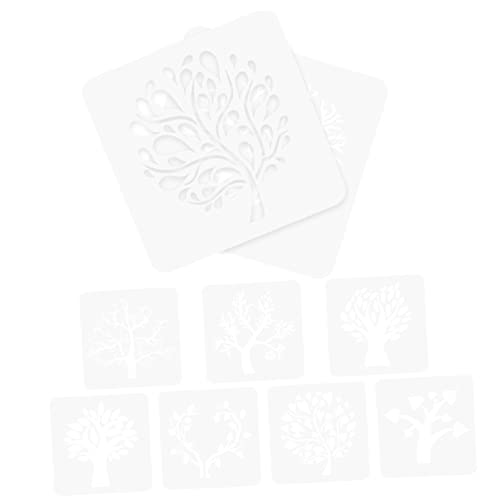 DOITOOL 1 Satz Malvorlage Dekoration Fröhlich Für Und Herstellung Malen Schablone Mit Baummuster Holzschablone Sprühen Malschablone Zum Selbermachen Malschablonen Das Haustier Weiß 9 Stück DOITOOL 1 Satz Malvorlage Dekoration Fröhlich Für Und Herstellung Malen Schablone Mit Baummuster Holzschablone Sprühen Malschablone Zum Selbermachen Malschablonen Das Haustier Weiß 9 Stück von DOITOOL