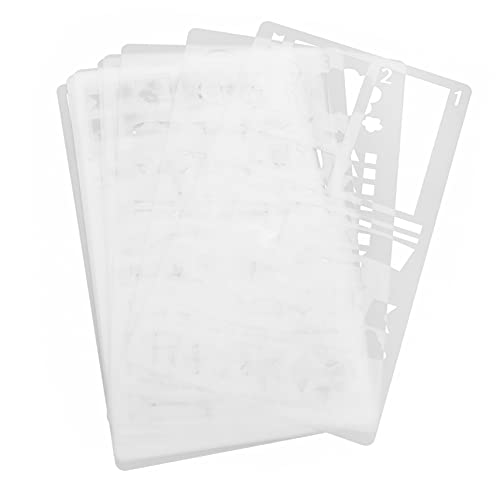 DOITOOL 1 Satz Malvorlage Schablone Farbe Zeitschrift Material Gesichtsbemalungsvorlagen Sammelalbum Liefert Wandmalerei Vorlage Das Haustier 12 Stück von DOITOOL