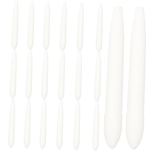 DOITOOL 1 Satz Marker-ersatzpinselspitzen Marker Pinselspitze Tipps Marker -stift -ersatznibs Lackmarker Mit Feiner Spitze Ersatz Für Farbmarkierungsspitzen Ballaststoff Weiß 20 Stück von DOITOOL