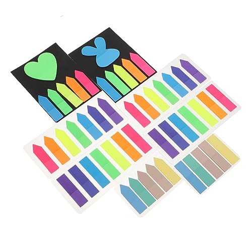 DOITOOL 1 Satz Memo Sticker Selbstklebende Haftnotizen für Schule Büro und Zuhause mit Bunten Index Tabs und Pfeilmarkierungen und Vielseitig Einsetzbar von DOITOOL