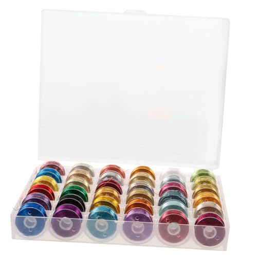 DOITOOL 1 Satz Metallic Stickgarn Farben für Hand und Maschinenstickerei Diy Bastelbedarf Langlebig und Einfach zu Verwenden für Projekte und Heimwerkerarbeiten DOITOOL 1 Satz Metallic Stickgarn Farben für Hand und Maschinenstickerei Diy Bastelbedarf Langlebig und Einfach zu Verwenden für Projekte und Heimwerkerarbeiten von DOITOOL
