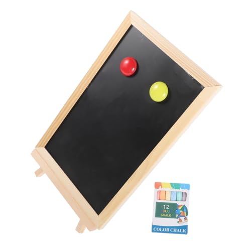 DOITOOL 1 Satz Mini Kreidetafel für Buffet Restaurant Holztafel Abwischbar Stabiler Stand für Dekoration und Preisschilder von DOITOOL