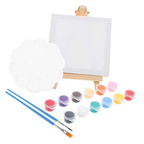 DOITOOL 1 Satz Miniatur Staffelei Set Holz mit DIY für Acrylfarben Zeichnen und Malen für Künstler und Bastelprojekte DOITOOL 1 Satz Miniatur Staffelei Set Holz mit DIY für Acrylfarben Zeichnen und Malen für Künstler und Bastelprojekte von DOITOOL