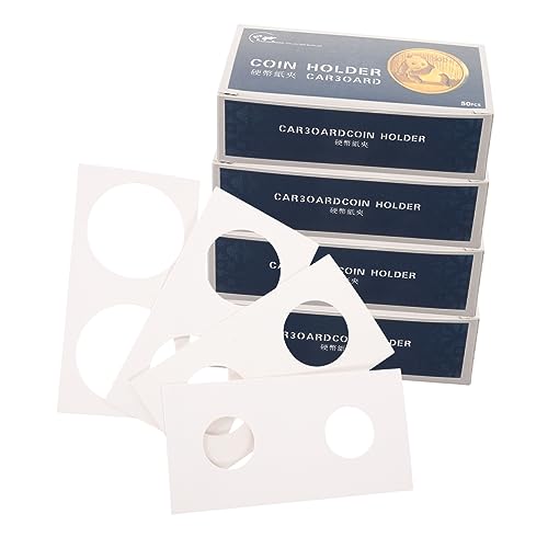 DOITOOL 1 Satz Münz-büroklammer Halter Für Sammler Klein Fall Sammlungsorganisator Inhaber Beschützer Münzhalter Münzaufbewahrungsboxen Münzsammler Bedarf Büroklammerhalter Papier 4boxen von DOITOOL