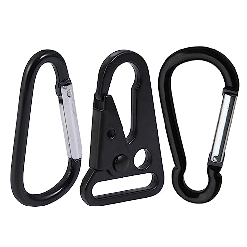 DOITOOL 1 Satz Multifunktionale Aluminiumlegierung Clips D Karabiner Olecranon Clips für Verschiedene Anwendungen Schwarz D Karabiner Haken DOITOOL 1 Satz Multifunktionale Aluminiumlegierung Clips D Karabiner Olecranon Clips für Verschiedene Anwendungen Schwarz D Karabiner Haken von DOITOOL