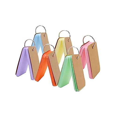 DOITOOL 1 Satz Notizblöcke Mit Ringbindung Leere Memo Pads Gemischten Farben Für Büro Und Zuhause Für Kreative Planung Und Organisation 6 Stück von DOITOOL