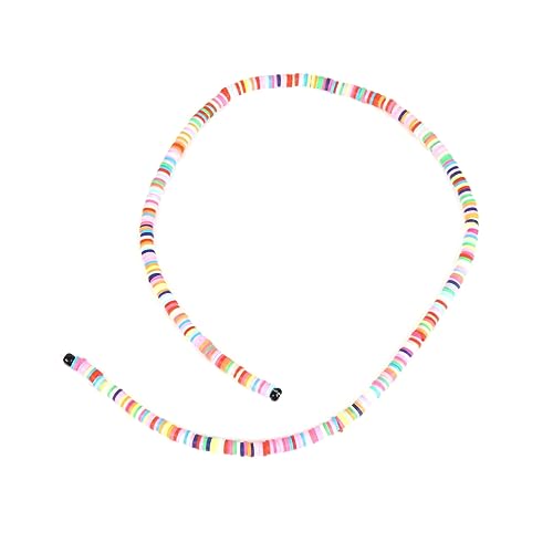 DOITOOL 1 Satz Perlenhalter Lose Halskette Flache Perlen Polymer -tonperlen Herstellung Schmuck Spacer Tonperlen Nachfüllen Bausatz Für Armbänder Tonperlen Bunt 5er-packungen von DOITOOL