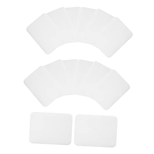 DOITOOL 1 Satz Rechteckige Diy Kleidung Patches Bügelbare Aufnäher Für Jeans Shirts Und Taschen Weiß Zum Reparieren Oder Dekorieren Von Kleidung 20 Stück von DOITOOL