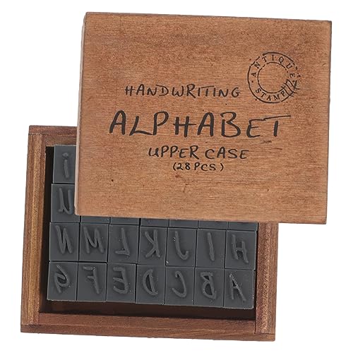 DOITOOL 1 Satz Retro Holzstempel für DIY Tagebücher Bastelarbeiten und Kunstwerke Stempel aus Robustem Holz für Kreatives Gestalten und Kartenherstellung von DOITOOL